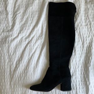 Franco Sarto Suede over the knee boots